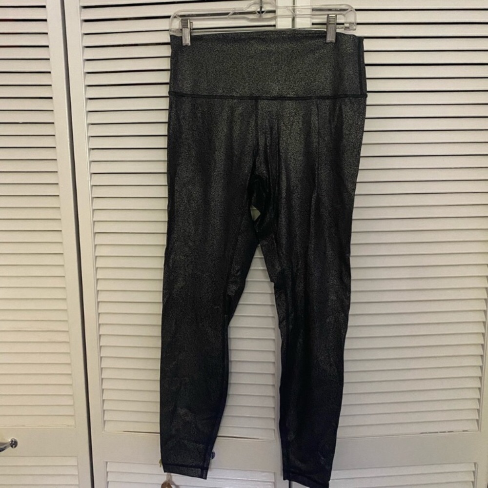 Lululemon graphite/metallic leggings